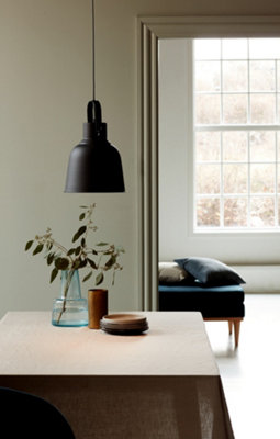 B&Q -  Adrian Metal Pendant Light Adjustable Head Black,mains