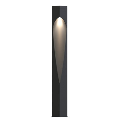 B&Q -  Concor Outdoor Aluminium Garden Post Weatherproof Black,mains