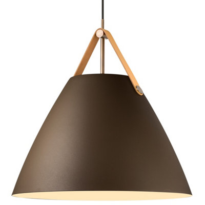 Nordlux Dftp Strap 48 Indoor Dining Living Kitchen Hallway Pendant In (Diam) 48Cm Beige