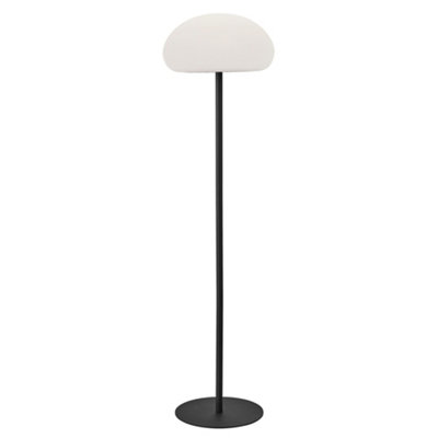 B&Q -  Sponge 34 Outdoor Patio Terrace Plastic Battery Light In White (Diam) 34Cm