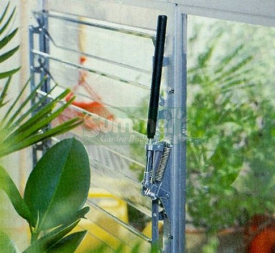 Autovent Greenhouse Louvre Vent Automatic OpenerTemperature Controlled Open/closing Louvre Blades- Zero Running Costs from B&Q