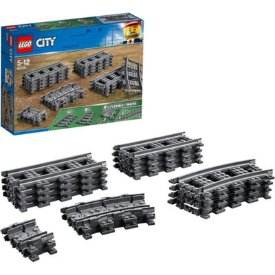 LEGO City Train Tracks (8 Straights, 16 Curves, 9 Flexible) Free Same Day Ship - Image 14