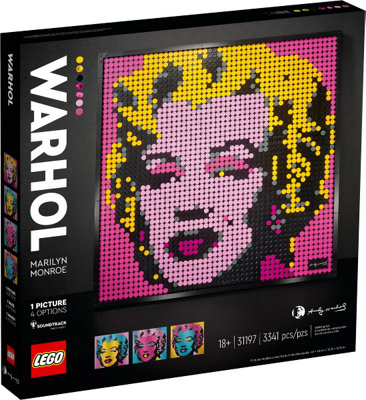 Lego Art Andy Warhol's Marilyn Monroe 31197 from B&Q