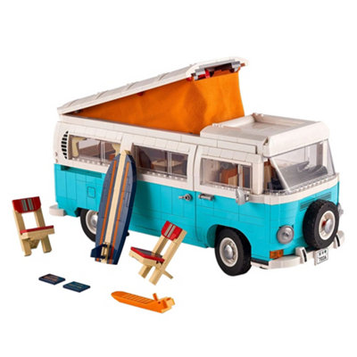 Joom Lego White/Black Creator Expert Volkswagen T2 Camper Van - Image 2
