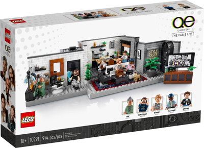 Lego Unisex Multi Queer Eye – The Fab 5 Loft - 10291 - Image 13