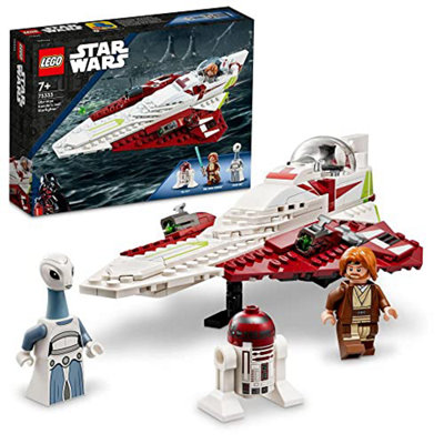 - Lego Star Wars Obi-Wan Kenobis Jedi StarfighterBuildable Toy For 7 Plus Year Old Boys & GirlsWith Taun We MinifigureDroid