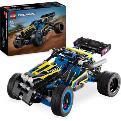 LEGO Technic Off-Road Race Buggy 42164 Building Kit 219 Pieces 4-Cylinder - Image 10