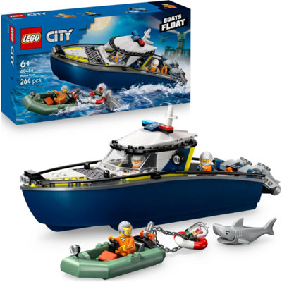 LEGO City Police Boat 60456 – 264 Pieces – New & Sealed - Image 12
