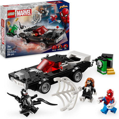 LEGO Marvel Spider-Man vs. Venom Muscle Car 76309 | Toys for 7+ Year Old Boys, Superhero Vehicle Model Kit, 3 Minifigures, Web Elements, Gift Idea, 254 Pieces - Image 21