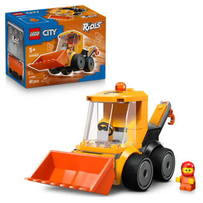 LEGO® City Rides – Construction Loader Toy Building Set 60483 - Image 8