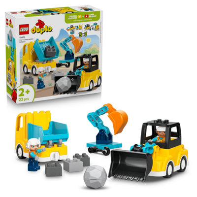 LEGO Duplo 3 in 1 Construction Vehicles Construction Set 10475 - Image 12