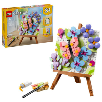 Lego Unisex Multicolor Creator Floral Art Decor Painting - Image 21
