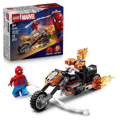 Lego   Marvel Spider-Man Vs. Ghost Rider Motorcycle 76335, Sports Direct - Image 10