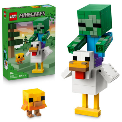 Lego  Minecraft Building Block Chicken Jockey - Image 18