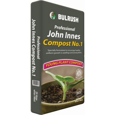 Fargro™ Bulrush John Innes No.1Low Nutrient Seed Soil For Young Plants25L Bag from B&Q