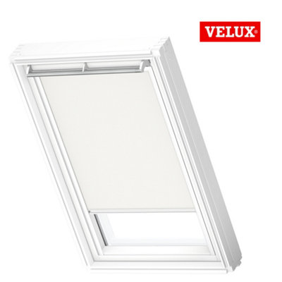 Velux Original (Dkl) White Blackout Roller Blind For Velux Roof Window Ck04 With White Side Rails from B&Q