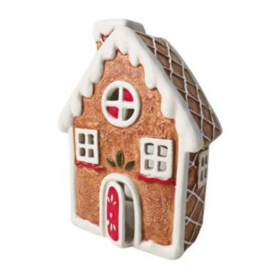 Garden Greatness Standing Gingerbread House Candle Holder from B&Q