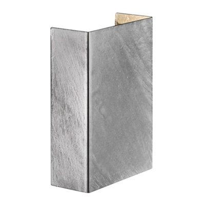 Nordlux Light Fold Outdoor Patio Terrace Wall In Galvanized (Diam) 10.6Cm