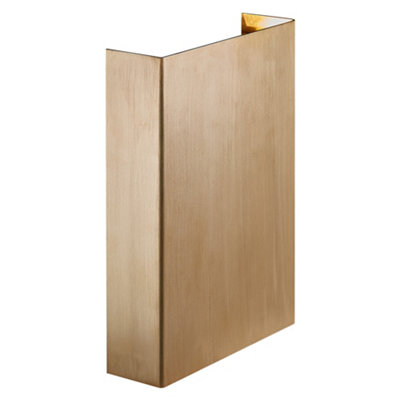 Nordlux Fold 15 Outdoor Patio Terrace Garden Wall In Brass (Height) 21Cm Light