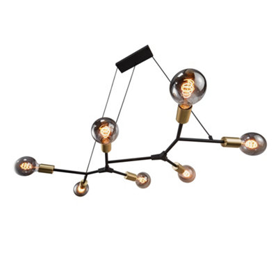 Nordlux Josefine Metal Pendant Light 30,000 Hrs Black,mains from B&Q