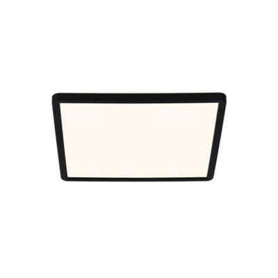 Nordlux Oja 29 Square Ip54 3000/4000K 3-Step Ceiling In Light/Black