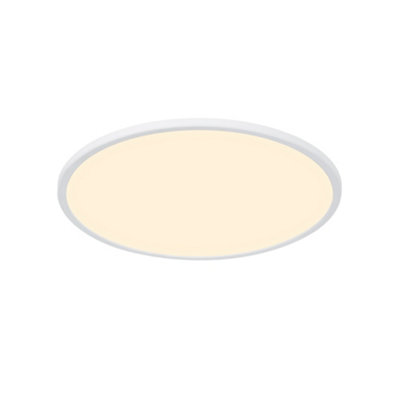 B&Q -  Ojasmart Plastic Ceiling Light Smart White,mains Led