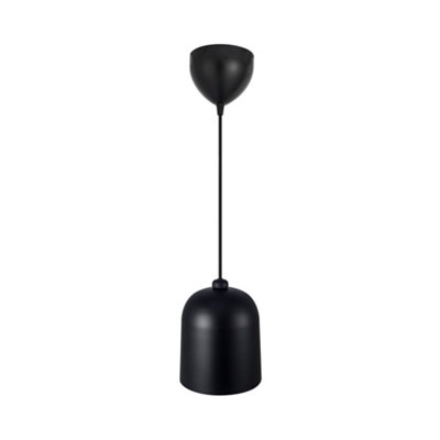 B&Q -  Angle Metal Pendant Light Magnetic Head Black,mains