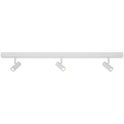 B&Q -  Omari Metal Spot Light 3-Level Dimming White,mains Led