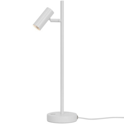 Nordlux Omari Metal Table Lamp Adjustable Heads White,mains Led from B&Q
