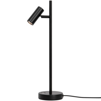 B&Q -  Omari Metal Table Lamp Adjustable Heads Black,mains Led