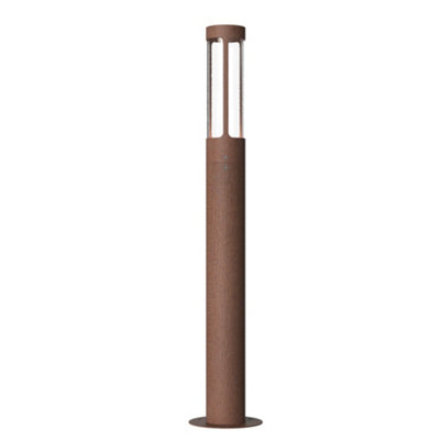 Nordlux Helix Outdoor Corten Garden Post Coastal/marine Safe Brown,mains from B&Q