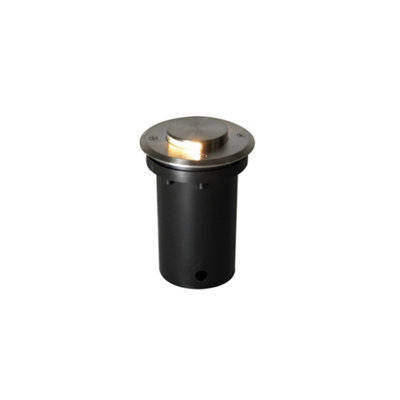 Nordlux Tilos 1-Kit Outdoor Patio Terrace Garden Recessed In Stainless Steel (Height) 14.1Cm Light