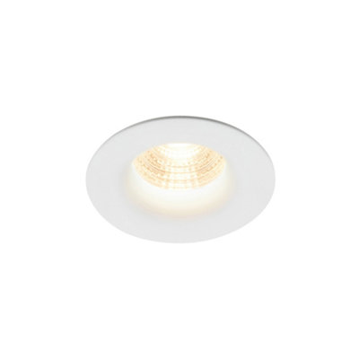 B&Q -  Stake Indoor Downlight White Plastic Intergrated Led 20,000HrsMains PoweredIp20