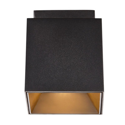 Nordlux Ethan 1-Spot Square Spotlight in MatBlack 10.5 x 10.5 x 10.5cm Ceiling Light with Interchangeable Reflectors - Image 8