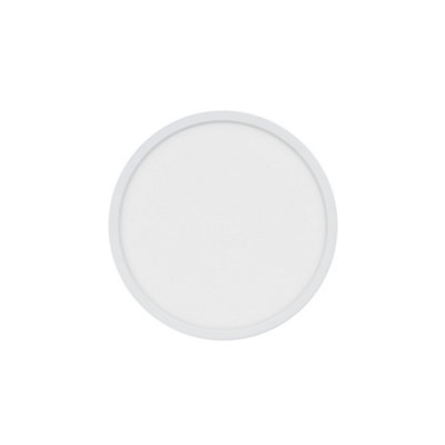 B&Q -  Oja Plastic Ceiling Light 25,000 Hrs White,mains Led