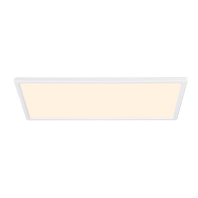 B&Q -  Harlow Plastic Ceiling Light 3-Level Dimming White,mains Led