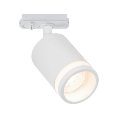 B&Q -  Rondielink Metal Track Spot Light Adjustable Head White,mains