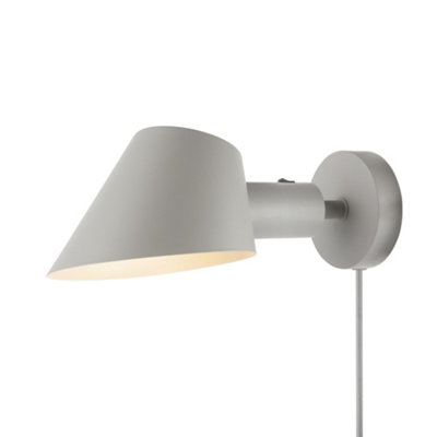 Nordlux Dftp Stay Indoor Bedroom Living Dining Hallway Wall In (Height) 11.7Cm Light/Grey