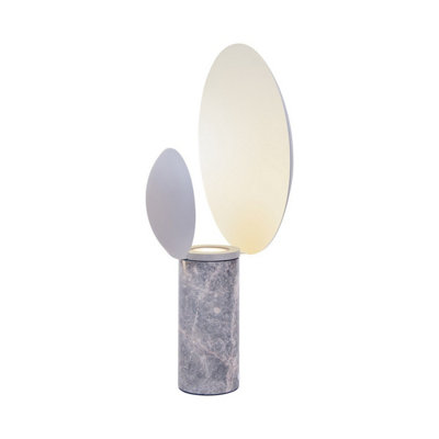 Nordlux Dftp Caché Indoor Living Dining Bedroom Table Lamp In (Diam) 30Cm Grey