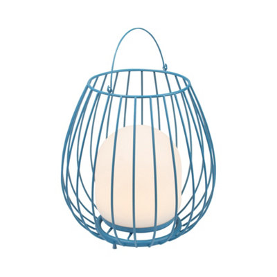 Nordlux Jim Outdoor Metal Lantern Battery 3-Level Dimming BlueLed from B&Q