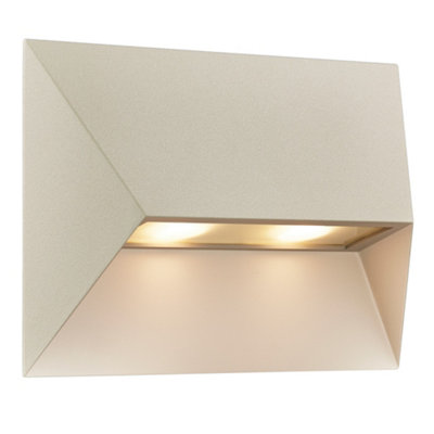 Nordlux Light Pontio Outdoor Patio Terrace Garden Wall In Sanded (Height) 19Cm Size 27