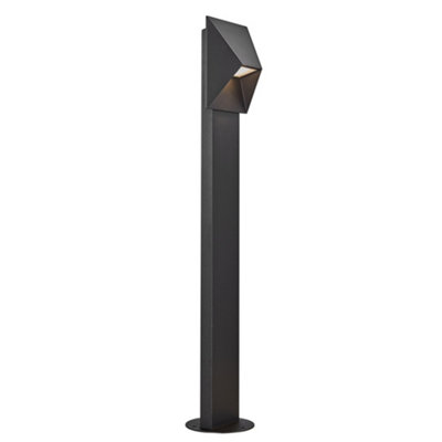 B&Q -  Pontio Outdoor Aluminium Garden Post Weatherproof Black,mains