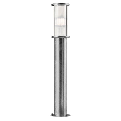 Nordlux Light Linton Outdoor Patio Terrace Garden In Galvanized (Height) 80Cm