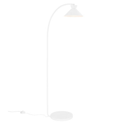 Nordlux White Dial Indoor Bedroom Living Dining Office Floor Lamp In (Height) 150Cm