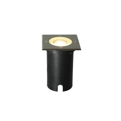 B&Q -  Andor Outdoor Aluminium Recessed Light Driveway Safe Silver,mains