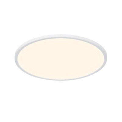  - Nordlux Oja Plastic Ceiling Light 25,000 Hrs White,mains Led