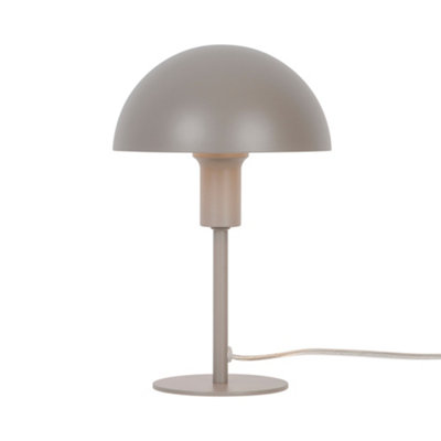Nordlux Light/Beige Ellen Indoor Bedroom Living Dining Office Mini Table Lamp In (Diam) 16Cm
