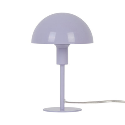 Nordlux Ellen Metal Table Lamp Dome Shade Purple,mains from B&Q