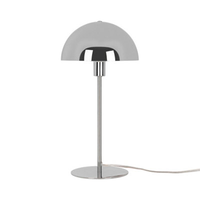Nordlux Ellen 20 Indoor Living Dining Bedroom Table Lamp In Chrome (Diam) 20Cm Light