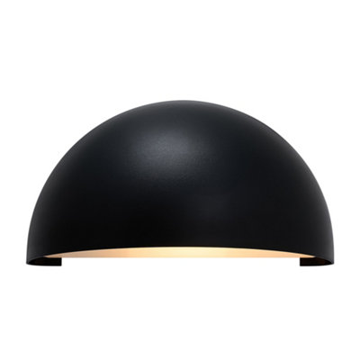 B&Q -  Scorpius Outdoor Plastic Wall Light Weatherproof Black,mains